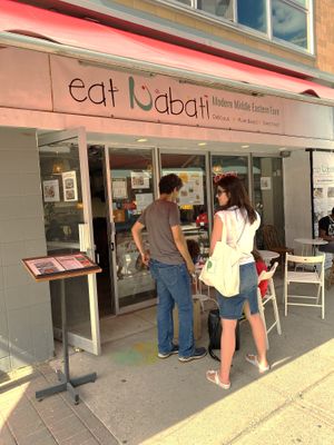 Outside at Eat Nabati in Toronto