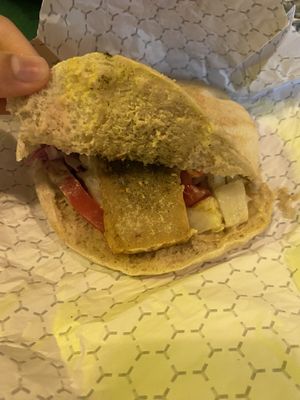 Tetas Halloumi   at Eat Nabati in Toronto