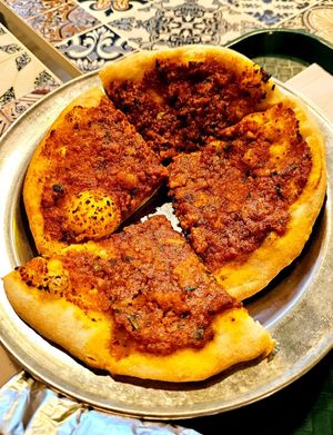 Lahmajun at Eat Nabati in Toronto