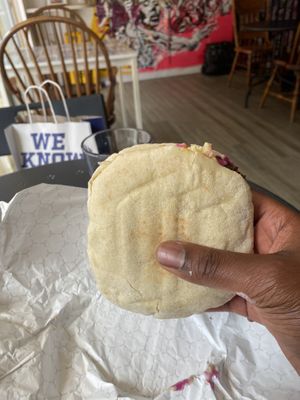 Falafel pita  at Eat Nabati in Toronto