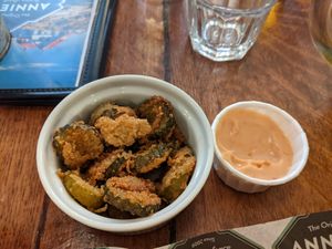 Frickles at Annie's Burger Shack in Nottingham