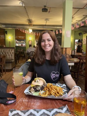 Reggie  at Annie's Burger Shack in Nottingham