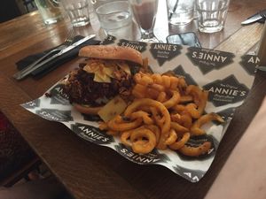 North Carolina (pulled jackfruit) at Annie's Burger Shack in Nottingham