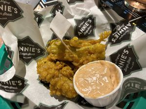 These were nice, but such a small portion!  at Annie's Burger Shack in Nottingham