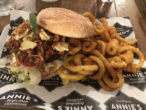 The North Carolina  at Annie's Burger Shack in Nottingham