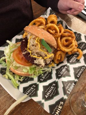 The new German  at Annie's Burger Shack in Nottingham