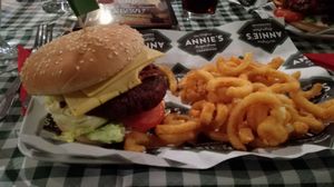 Burger at Annie's Burger Shack in Nottingham