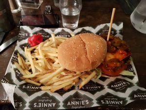 Spicy amercian style at Annie's Burger Shack in Nottingham