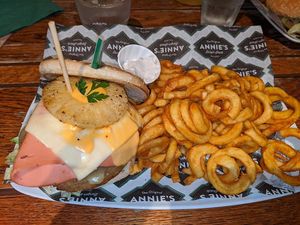 The Boston Nibbler burger at Annie's Burger Shack in Nottingham