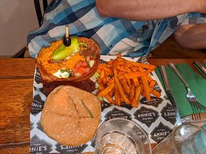 The Gringo burger at Annie's Burger Shack in Nottingham