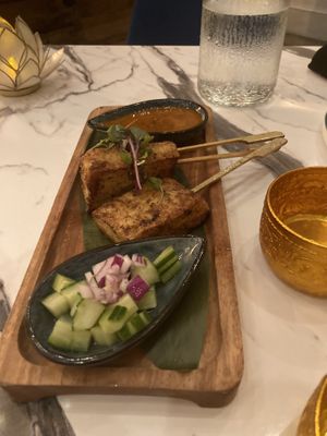 Tofu satay  at Thaihey Thaifood in New Orleans