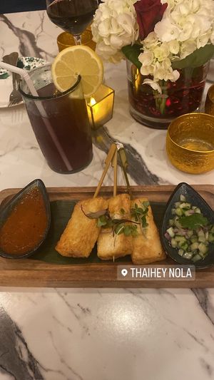 Tofu mit Peanutsauce   at Thaihey Thaifood in New Orleans