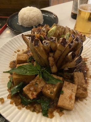 Eggplant and Tofu  at Thaihey Thaifood in New Orleans