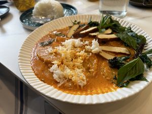 Pumpkin curry  at Thaihey Thaifood in New Orleans