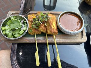 Tofu satay  at Thaihey Thaifood in New Orleans