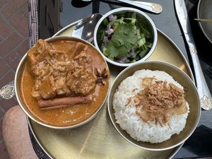 Massaman jackfruit   at Thaihey Thaifood in New Orleans