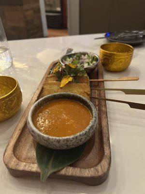 Tofu Satay  at Thaihey Thaifood in New Orleans