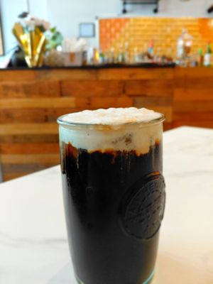 vegan Thai coffee at Thaihey Thaifood in New Orleans