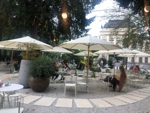 beautiful garden at Vrt Lili Novy in Ljubljana