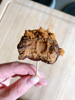 Biscoff truffles at Goji Catering in Todmorden