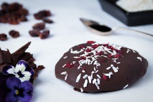 Raw Coconut Bounty Bar at Goji Catering in Todmorden