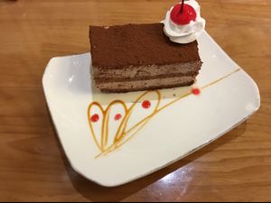 vegan tiramisù  at Míng Shèng YǎngShēng Sù 铭圣养生素餐厅 in Shanghai