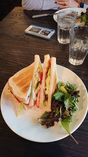 Vegan Californian Club Sandwich at Laxey Kitchen in Laxey