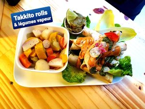 Takkito Rolls et guacamole maison at Takkito in Montpellier