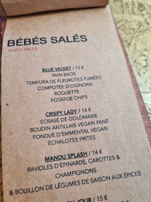 Plats à la carte at Chéri Coco in Pantin