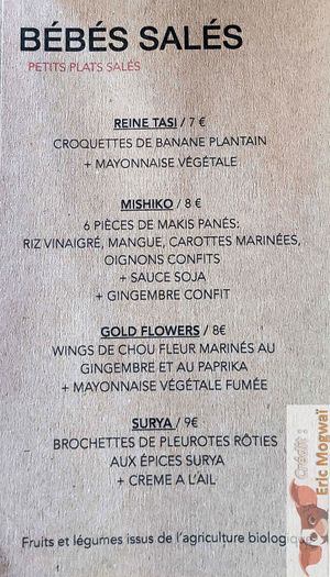 entrées at Chéri Coco in Pantin