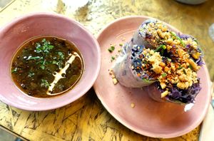 Winter rolls at Chéri Coco in Pantin