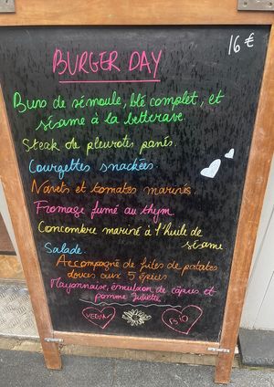 Dish of the day  at Chéri Coco in Pantin