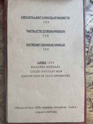 Desserts  at Chéri Coco in Pantin