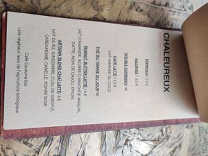 Hot drinks at Chéri Coco in Pantin