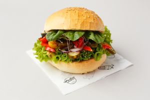 Vegan burger - Krowarzywa Mokotow at Krowarzywa - Mokotów in Warsaw