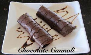 Chocolate Cannoli at Chef Sara's Raw Vegan Academy and Cafe in Cave Creek