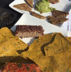 appetizers at Chef Sara's Raw Vegan Academy and Cafe in Cave Creek
