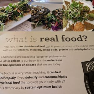 Awesome stuff at Chef Sara's Raw Vegan Academy and Cafe in Cave Creek