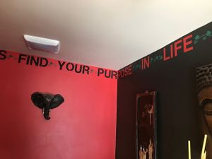 Inspirational messages at Chef Sara's Raw Vegan Academy and Cafe in Cave Creek