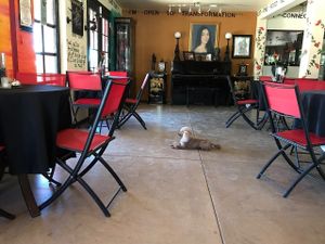 Inside  at Chef Sara's Raw Vegan Academy and Cafe in Cave Creek