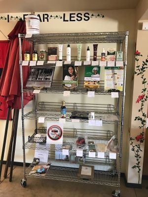 Inside  at Chef Sara's Raw Vegan Academy and Cafe in Cave Creek