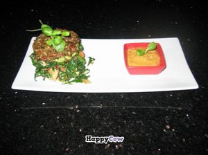 Rawgasmic sandwich at Chef Sara's Raw Vegan Academy and Cafe in Cave Creek