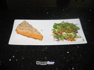 Quiche at Chef Sara's Raw Vegan Academy and Cafe in Cave Creek