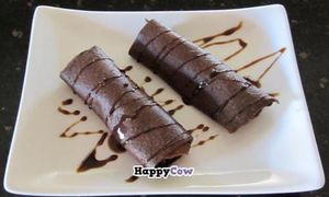 Chocolate Crape at Chef Sara's Raw Vegan Academy and Cafe in Cave Creek
