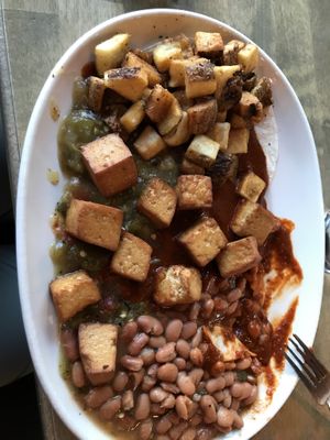 Huevos rancheros   at Flying Star Cafe in Albuquerque