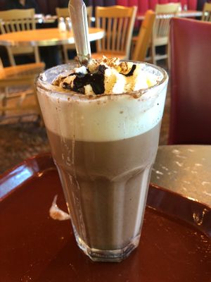 Mexican Chocolate Latte at Flying Star Cafe in Albuquerque
