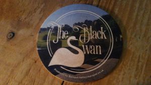 Stylish beer mats! at The Black Swan in Alnwick