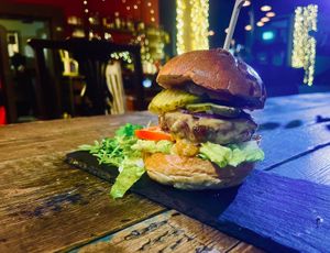 Redefine Cheese (vg) Burger at The Sound Lounge in Sutton