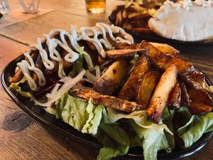 Kebab (vg) & Chips at The Sound Lounge in Sutton