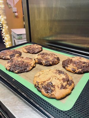 Home-made Cookies fresh from the oven at The Sound Lounge in Sutton